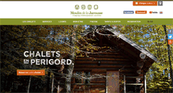 Desktop Screenshot of chalets-en-perigord.com