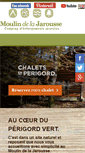 Mobile Screenshot of chalets-en-perigord.com